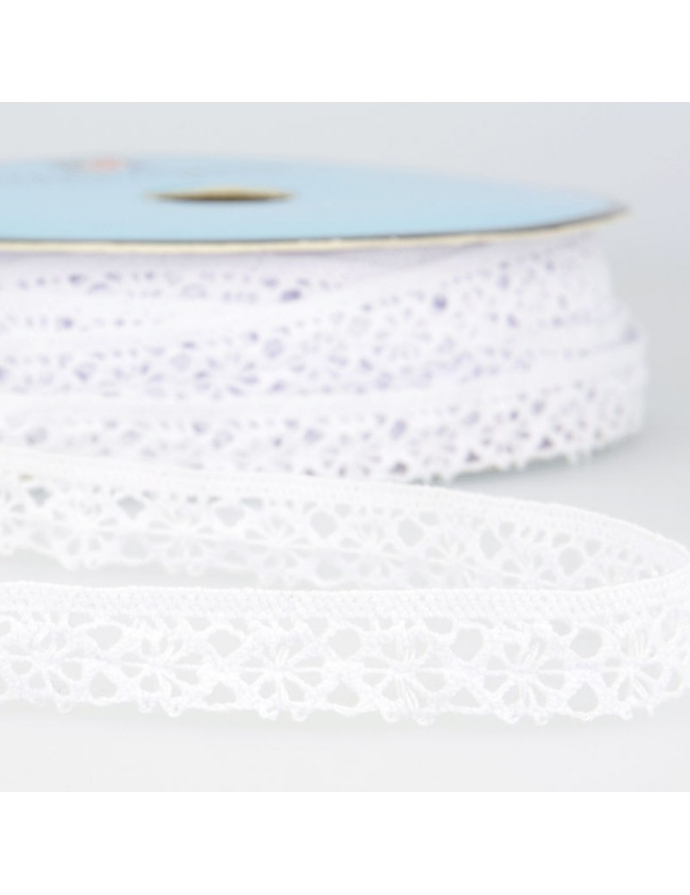 Dentelle polyester blanc Dentelle polyester blanc