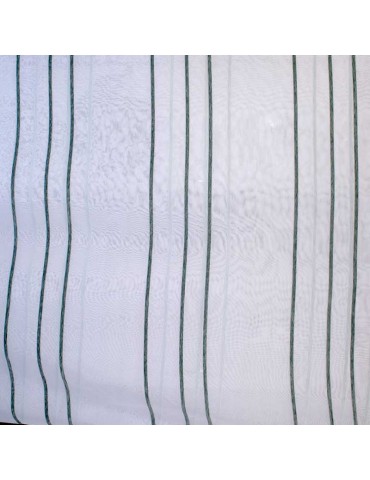 Voilage blanc 100 % polyester hauteur 300 cm