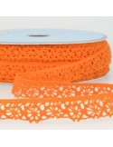 Dentelle polyester orange Dentelle polyester orange
