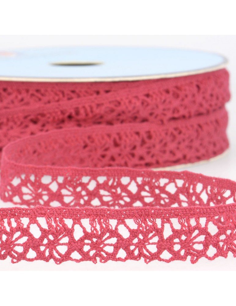 Dentelle polyester rouge Dentelle polyester rouge