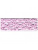 Dentelle polyester rose Dentelle polyester rose