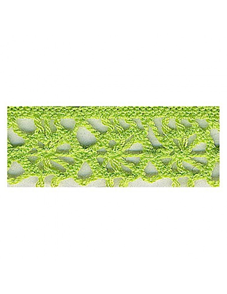 Dentelle polyester vert Dentelle polyester vert