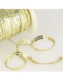 Ruban de paillettes 6 mm doré Ruban de paillettes 6 mm doré
