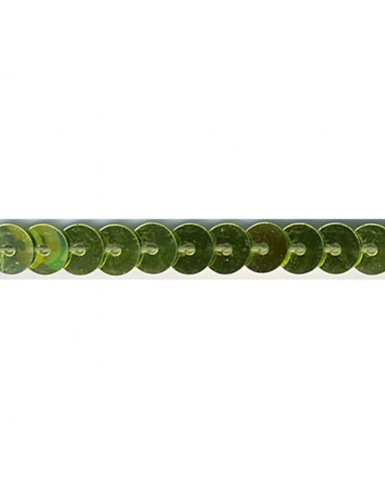 Ruban de paillettes 6 mm vert Ruban de paillettes 6 mm vert