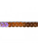 Ruban de paillettes 6 mm orange Ruban de paillettes 6 mm orange