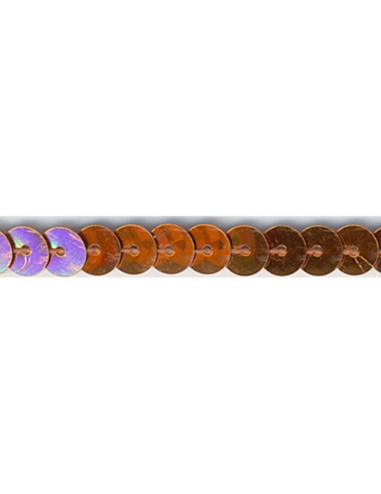 Ruban de paillettes 6 mm orange Ruban de paillettes 6 mm orange