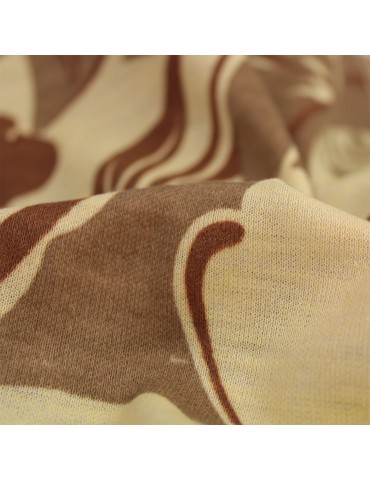 Coupon habillement polyester 300 x 150 cm marron
