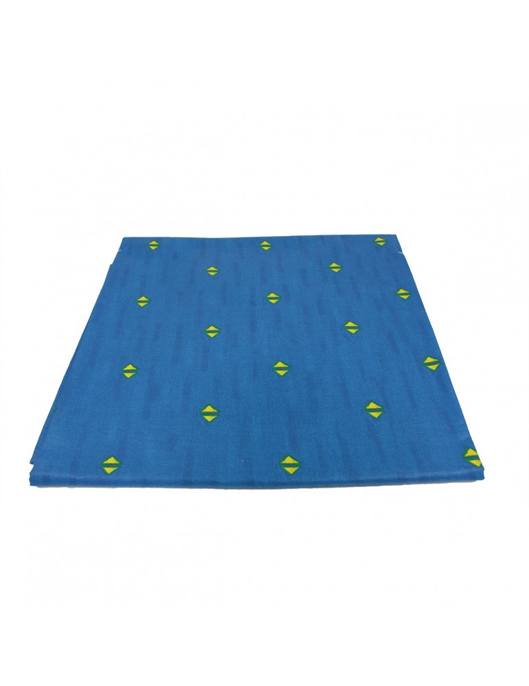 Coupon ameublement bleu 100 % coton 150 x 280 cm Coupon ameublement bleu 100 % coton 150 x 280 cm