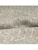 Tissu d'habillement jersey uni gris