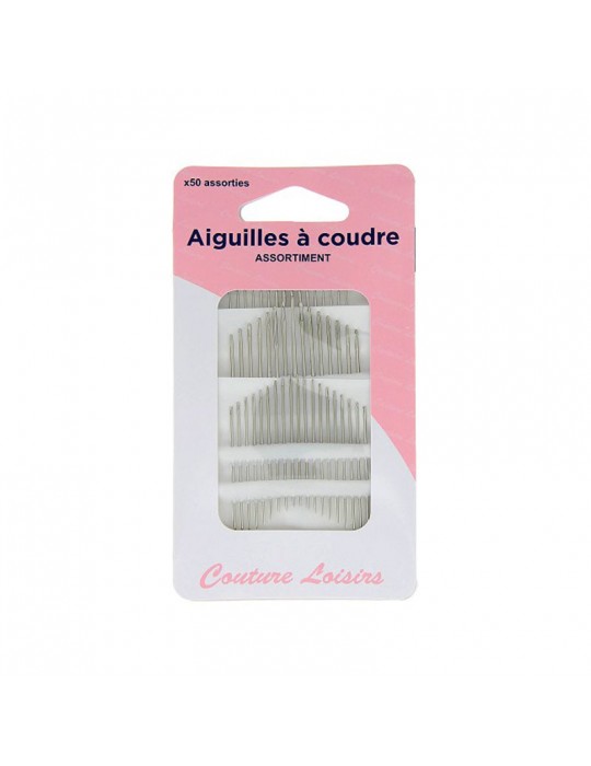 Assortiment de 50 aiguilles à coudre