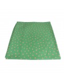 Coupon vert imprimé points oranges 200 x 140 cm Coupon vert imprimé points oranges 200 x 140 cm