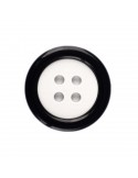 Bouton clown 2 éléments noir/blanc Bouton clown 2 éléments noir/blanc