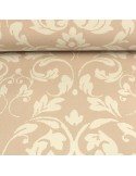 Protège table imprimé antitaches 140 cm beige Protège table imprimé antitaches 140 cm beige