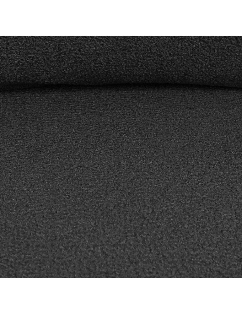 Fourrure synthétique mouton 100 % polyester gris Fourrure synthétique mouton 100 % polyester gris