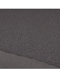 Fourrure synthétique mouton 100 % polyester gris