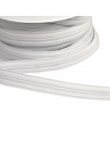 Ruban élastique boutonnière 15 mm blanc Ruban élastique boutonnière 15 mm blanc