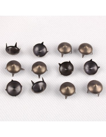 Lot de 30 clous à griffes ronds bronze doré