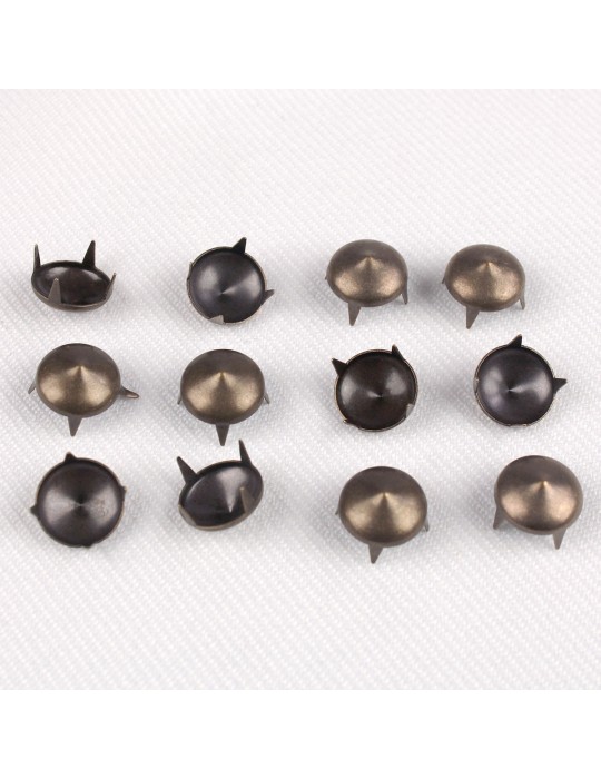 Lot de 30 clous à griffes ronds bronze doré
