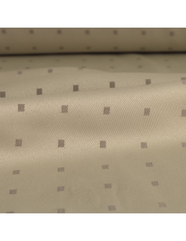 Tissu nappe beige polyester/coton 160 cm