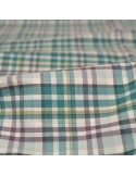 Coupon habillement coton 200 x 145 cm quadrillage vert Coupon habillement coton 200 x 145 cm quadrillage vert