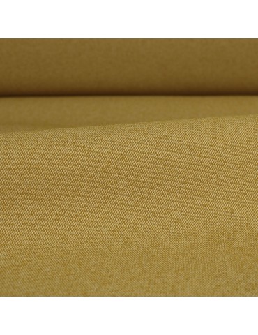 Toile d'ameublement ocre/blanc polyester 145 cm jaune