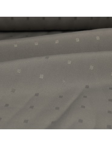 Tissu nappe polyester/coton 180 cm gris