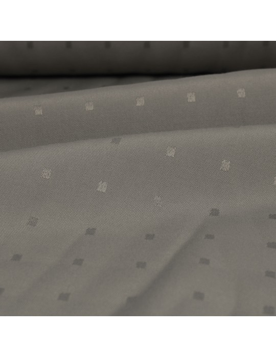 Tissu nappe polyester/coton 180 cm gris