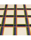 Coupon skaï imprimé 50 x 70 cm multicolore Coupon skaï imprimé 50 x 70 cm multicolore