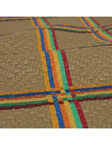 Coupon skaï imprimé 50 x 70 cm multicolore