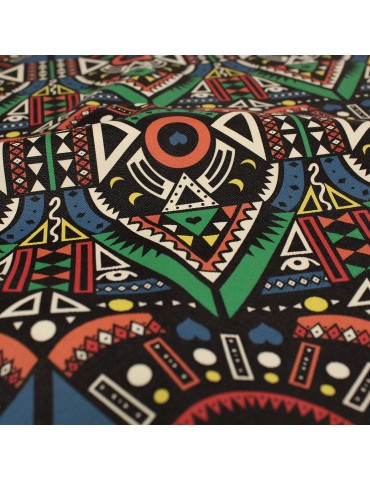 Coupon skaï imprimé 50 x 70 cm multicolore