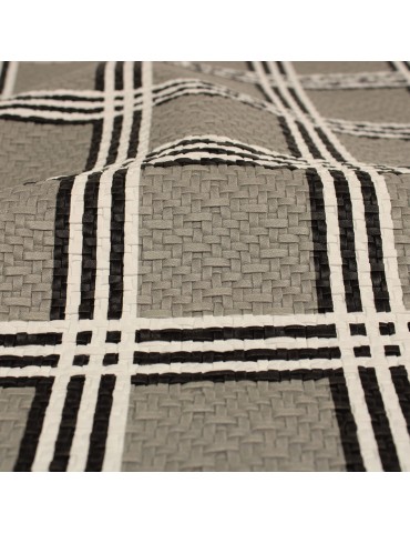 Coupon skaï imprimé 50 x 70 cm gris