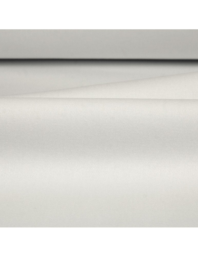 Toile unie coton/élasthanne 147 cm blanc