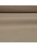 Toile unie coton/élasthanne 147 cm beige