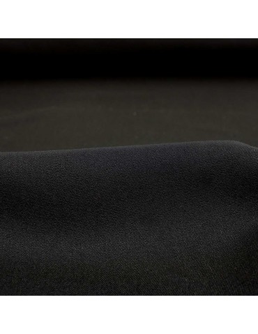 Tissu touché laine noir
