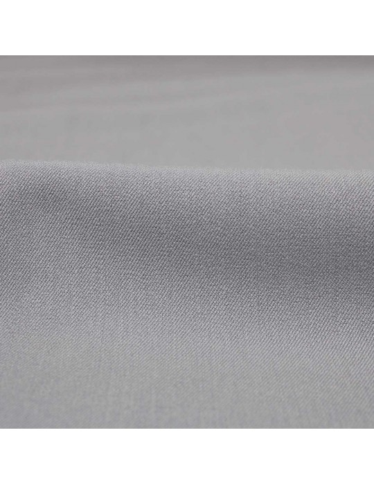 Tissu touché laine gris
