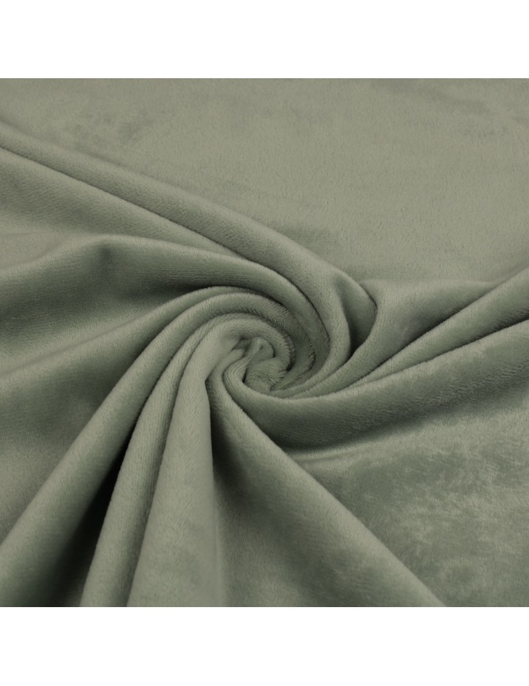 Tissu minky uni lisse 150 cm vert Tissu minky uni lisse 150 cm vert