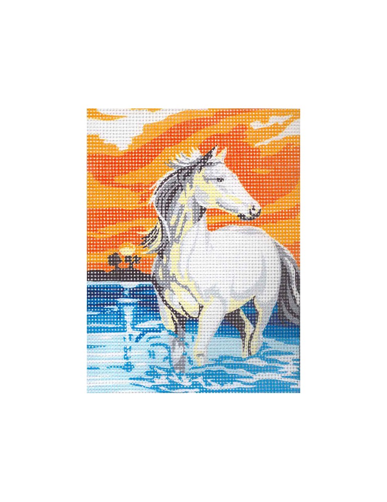Kit canevas 15 x 20 cm multicolore