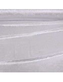 Panne de velours uni blanc