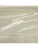Panne de velours uni blanc cassé