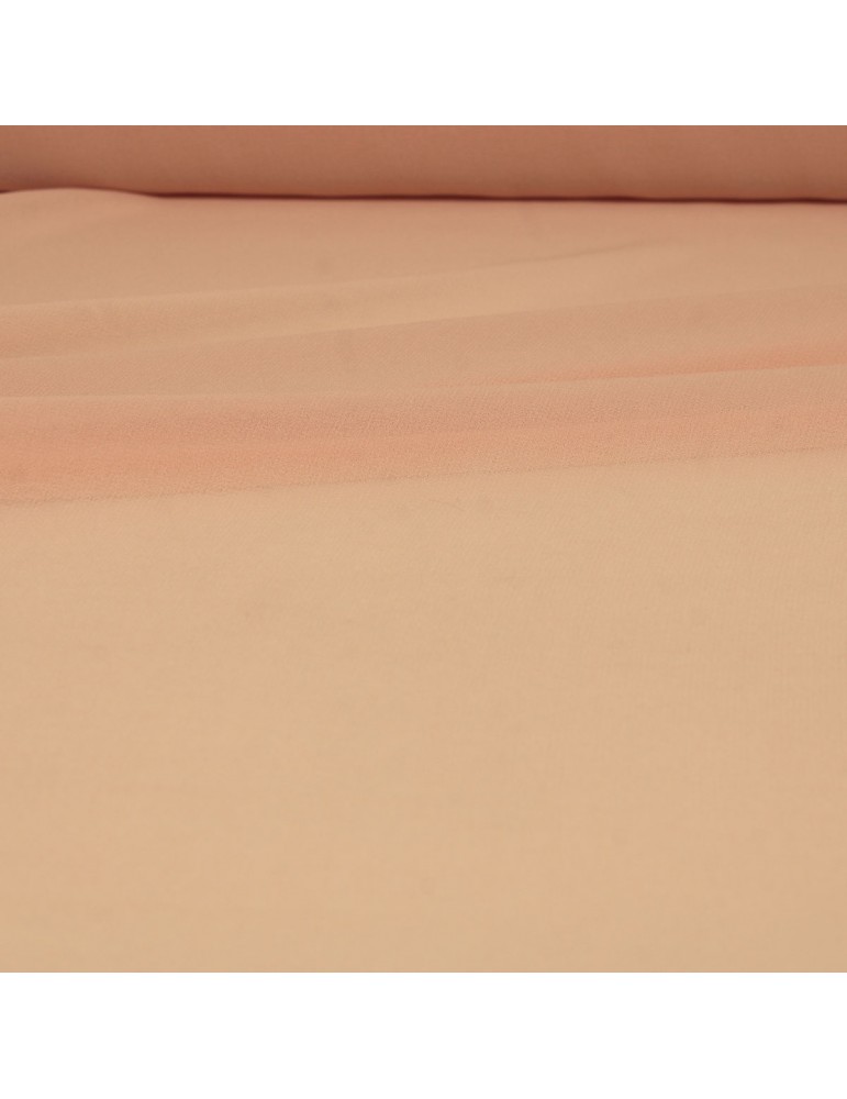 Tissu crêpe rose poudre polyester 150 cm Tissu crêpe rose poudre polyester 150 cm