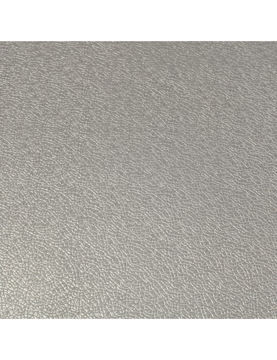 Coupon skaï structuré 50 x 70 cm gris
