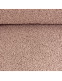 Fourrure imitation mouton polyester 150 cm rose