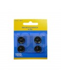 Lot de 4 boutons pression métal à coudre 15 mm Lot de 4 boutons pression métal à coudre 15 mm