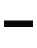 Bande oeillets à pression plastique 18 mm noir