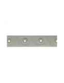 Bande oeillets à pression plastique 18 mm gris Bande oeillets à pression plastique 18 mm gris