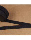 Elastique boxer métallisé marine/or 32 mm bleu Elastique boxer métallisé marine/or 32 mm bleu