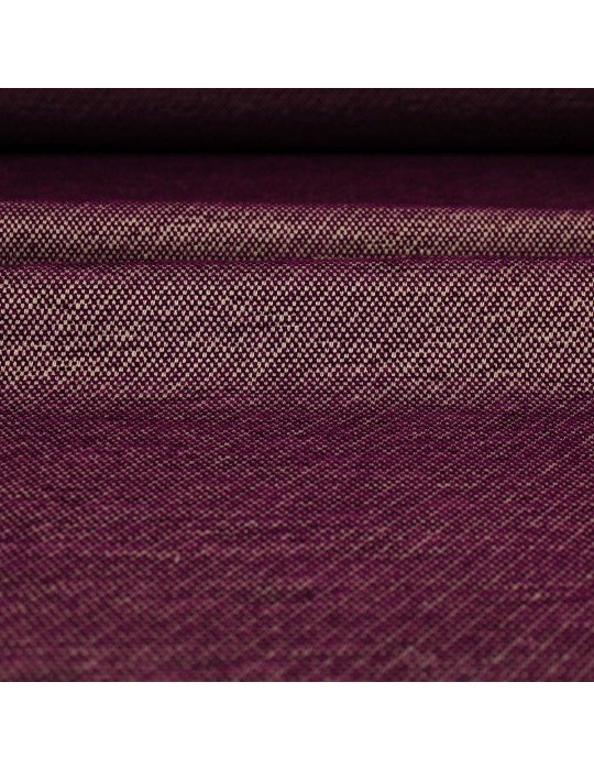 Tissu ameublement jacquard 140 cm violet