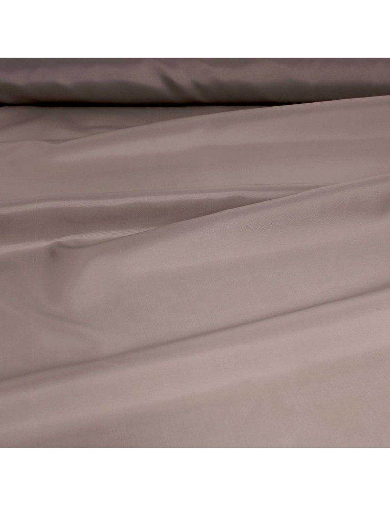Tissu doublure uni polyester taupe Tissu doublure uni polyester taupe