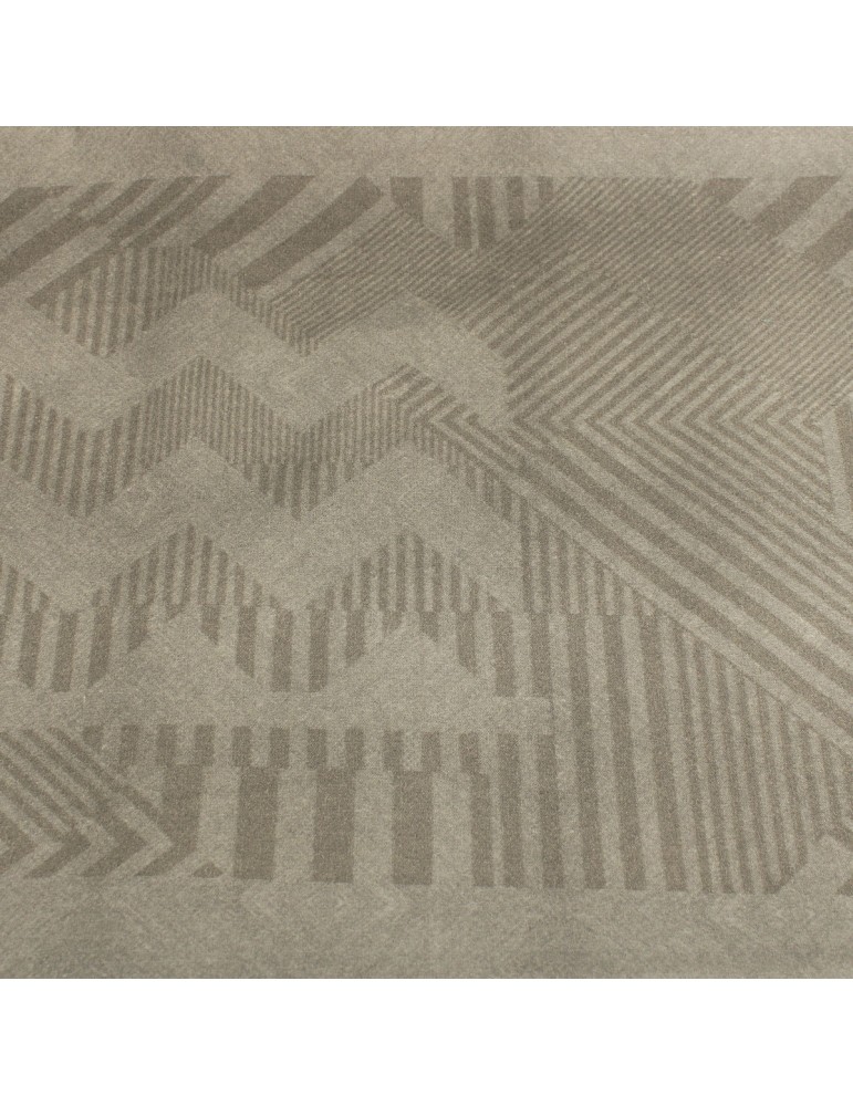 Coupon habillement imprimé géométrique gris 150 x 140 cm Coupon habillement imprimé géométrique gris 150 x 140 cm
