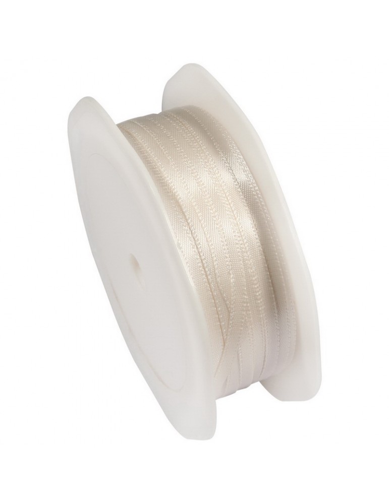 Ruban satin double face 15 mm blanc Ruban satin double face 15 mm blanc